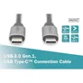 DIGITUS USB-C auf USB-C, PD60W, Gen1 USB3.0 Verbindungskabel 1m