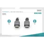 DIGITUS USB 4 Verbindungskabel, TypC auf TypC, 1m