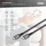 DIGITUS 8K Premium HDMI Kabel mit Aluminumgehäuse, 3m