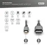 DIGITUS 8K Adapterkabel mini DP zu DP Alugehäuse, schwarz, 2m
