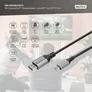 DIGITUS 8K Adapterkabel mini DP zu DP Alugehäuse, schwarz, 2m