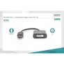 DIGITUS Aktiver DisplayPort Adapter DP auf DVI M/F, 0,15m