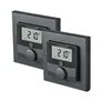 Homematic IP Wandthermostat mit Luftfeuchtigkeitssensor anthrazit • 2er Pack