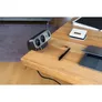 Brennenstuhl estilo Duplex Tischsteckdosenleiste 9-fach schaltbar, 2m schwarz
