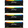 128GB (4x32GB) KINGSTON FURY Beast RGB DDR4-3200 CL16 RAM Gaming Arbeitsspeicher