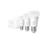 Philips Hue Starter Set White & Col. Amb. E27806lm 75W, 3er Pack + Dimmschalter