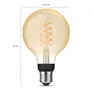 Philips Hue White E27 Einzelpack Globe G93 Filament 580lm