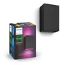 Philips Hue White & Color Ambiance Resonate Wandleuchte Outdoor schwarz