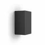 Philips Hue White & Color Ambiance Resonate Wandleuchte Outdoor schwarz
