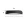 Philips Hue White Ambiance Enrave Deckenleuchte rund schwarz + Dimmschalter • L