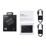 Samsung Portable SSD T9 4 TB USB 3.2 Gen2x2 Typ-C Schwarz bis 2.000 MB/s PC/Mac