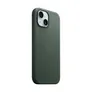 Apple Original iPhone 15 Feingewebe Case mit MagSafe - Immergrün