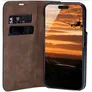 JT Berlin Echtleder BookCase Tegel Apple iPhone 15 Pro schwarz