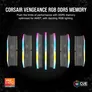 Corsair Vengeance RGB 32GB DDR5-5200 Kit (2x 16GB), CL40, grau