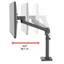 Ergotron NX Monitor Tischhalterung bis 8kg 34 Zoll (45-669-224), schwarz