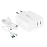 GC USB-Schnellladegerät 140W GaN-Technologie, 2x USB-C, PD 3.1, QC 5.0, PPS weiß