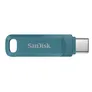 SanDisk Ultra Dual Drive Go 64 GB USB 3.1 Type-C / USB-A Stick Navagio Bay Blau
