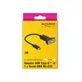 Delock Adapter USB Type-C™  1 x Seriell DB9 RS-232 15cm schwarz