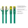 Good Connections Patchkabel mit Cat. 7 Rohkabel S/FTP 0,15m grün