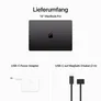 Apple MacBook Pro 14" 2023 M3 Pro/36/1 TB 11C CPU 14C GPU Space Schwarz BTO