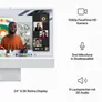 Apple iMac 24" Retina 4,5K 2023 M3/16/256GB 8C GPU Silber Enet Num BTO
