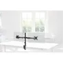 Hama 00118491 Monitorhalterung, 2 Monitore, höhenverstellbar, schwenk-/neigbar, 13“ - 32