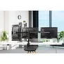 Hama 00118495 Monitorhalterung, 3 Monitore, höhenverstellbar, schwenk-/neigbar, 13“ - 27