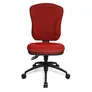 Topstar Bürodrehstuhl WELLPOINT 30 SY, Hochlehner mit Formschaum-Polsterung, rot