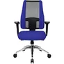 Topstar Bürodrehstuhl AIR SYNCRO, Netzrückenlehne mit Seitenteilen, schwarz/blau