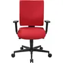 Topstar Bürodrehstuhl SYNCRO CLEAN, Stoffbezug antibakteriell, rot