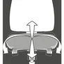 Topstar Bürodrehstuhl SITNESS AirWork, mit verstellbaren Armlehnen, schwarz