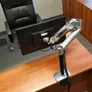 Ergotron LX HD Steh-Sitz Monitor Arm, Tischhalterung