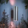 Philips Hue White & Col. Amb. Appear Wandleuchte rund Edelstahl 1200lm