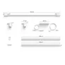 Philips Hue Perifo Basis-Set Wandleuchte 2 Spots + Gradient Tube Weiß