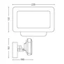 Philips Hue White Welcome LED Flutlicht, Schwarz, 2300lm