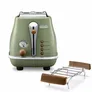 DeLonghi CTOV 2103.GR Icona Vintage Toaster grün
