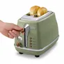 DeLonghi CTOV 2103.GR Icona Vintage Toaster grün