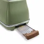 DeLonghi CTOV 2103.GR Icona Vintage Toaster grün