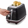 DeLonghi CTOV 2103.BK Icona Vintage Toaster schwarz