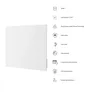 Hombli smartes Infrarot Heizpanel Glas 400W
