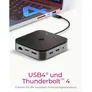 Raidsonic ICY BOX 7-in-1 USB4® DockingStation mit 2x Videoausgabe (IB-DK408-C41)