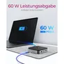 Raidsonic ICY BOX 7-in-1 USB4® DockingStation mit 2x Videoausgabe (IB-DK408-C41)