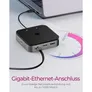 Raidsonic ICY BOX 7-in-1 USB4® DockingStation mit 2x Videoausgabe (IB-DK408-C41)