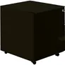 Schubladencontainer mit Rollen, 570x600, 1 Schub, 1 Hängeregistratur, graphit