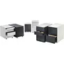 Schubladencontainer,720x800mm, 2xMaterialschub, Hängeregistratur, weiß/grau