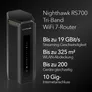 Netgear Nighthawk RS700 BE19000 19 Gbit/s WiFi 7 Tri-Band Router