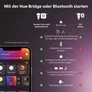 Philips Hue White & Color Ambiance Dymera smarte Wandleuchte für innen und außen