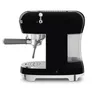 SMEG ECF02BLEU 50s Style Espresso-Kaffeemaschine Schwarz