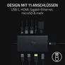 RAZER USB-C Dock 4K Schwarz | 2x USB-C, 4x USB-A, Ethernet, HDMI, 3,5mm Klinke