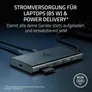 RAZER USB-C Dock 4K Schwarz | 2x USB-C, 4x USB-A, Ethernet, HDMI, 3,5mm Klinke